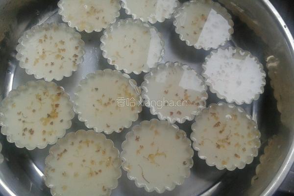 椰汁桂花糕的做法图解4