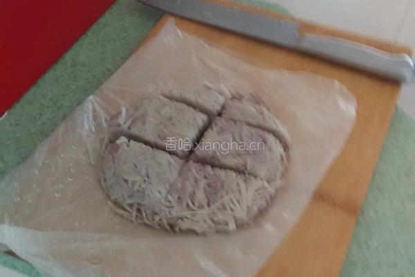 香煎芋头糯米糕的做法图解9