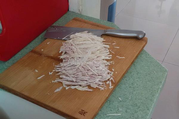 香煎芋头糯米糕的做法图解2