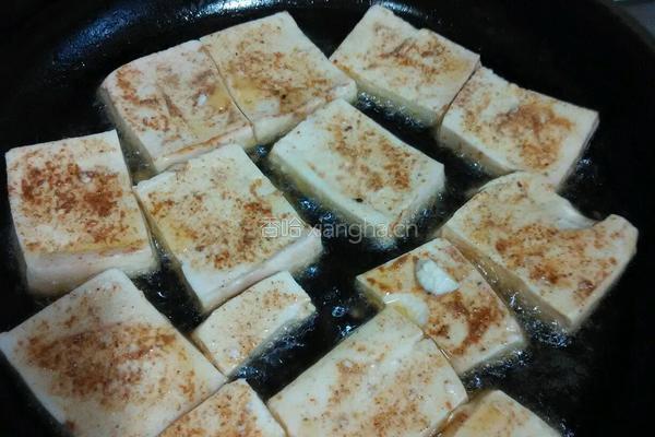 香煎豆腐的做法图解4