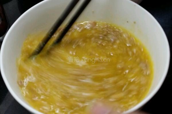 肉糜煎蛋的做法图解4