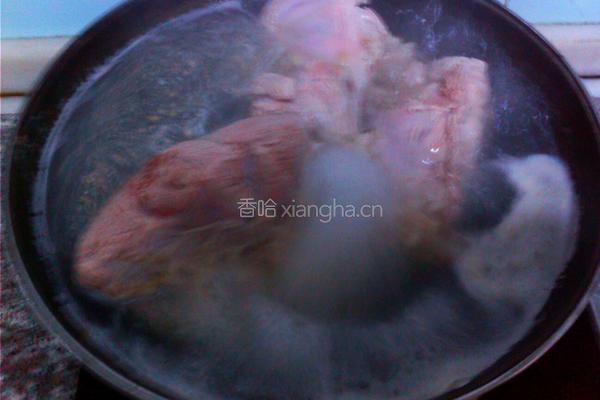 干笋扣肉的做法图解1