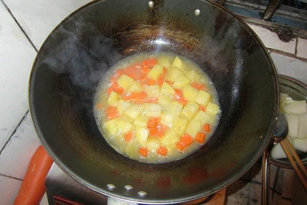 咖喱牛腩饭的做法图解5