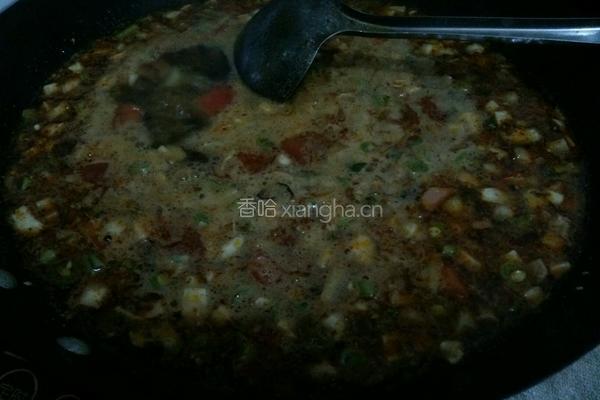 双色烩麻食的做法图解6