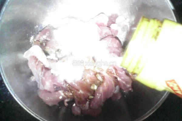 蒜苔炒肉的做法图解3