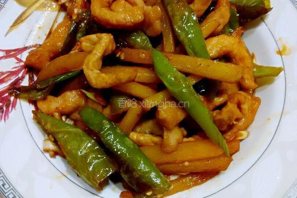 土豆杭椒炒肉条的做法图解9
