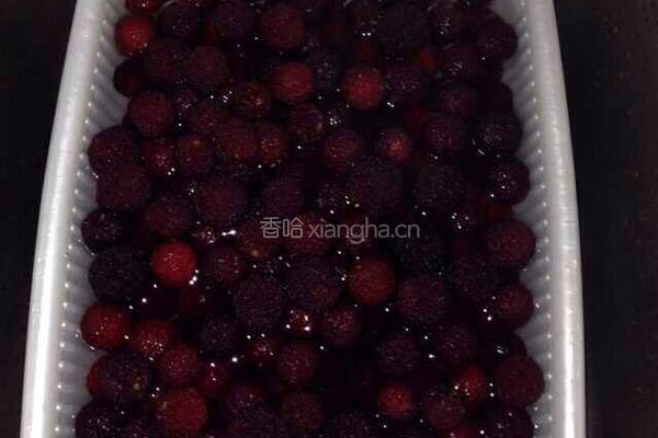 自制杨梅干的做法图解1