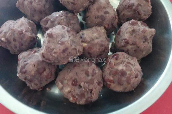 紫薯糯米饼的做法图解3