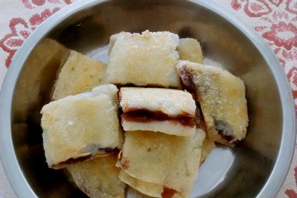 豆沙糕的做法图解8