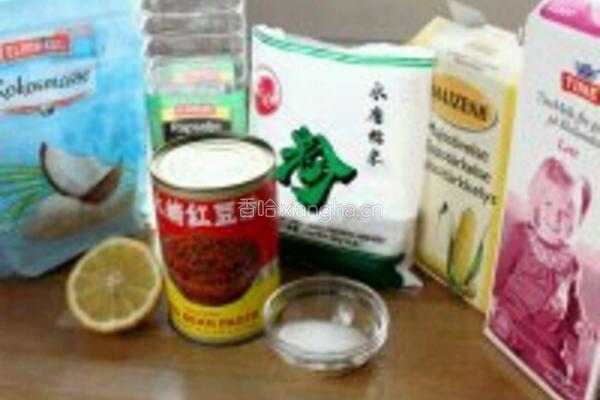 豆沙糯米糍的做法图解1