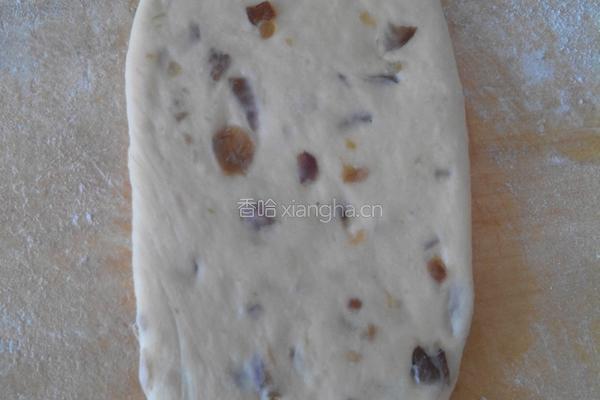 葡萄干蜜枣罗宋包的做法图解6