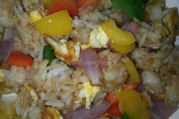 杂锦蛋炒饭的做法图解3