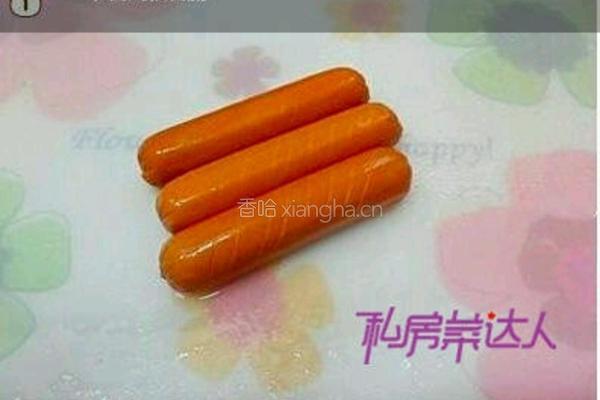 芝士热狗棒的做法图解1