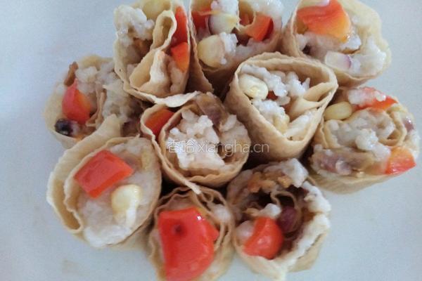 豆皮包饭的做法图解9