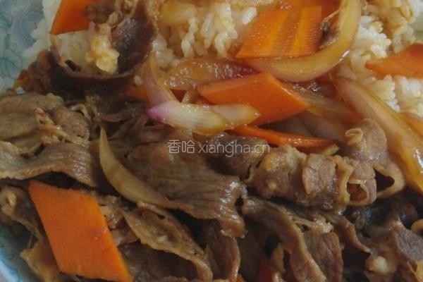 牛肉饭的做法图解5
