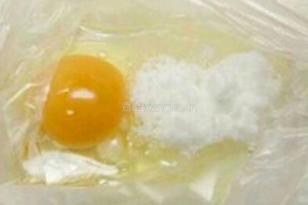 简易微波炉小饼干的做法图解1
