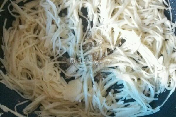 素炒笋丝的做法图解3