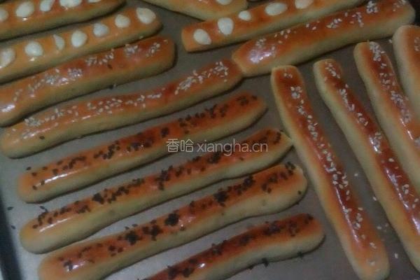牛奶杏仁面包条的做法图解5