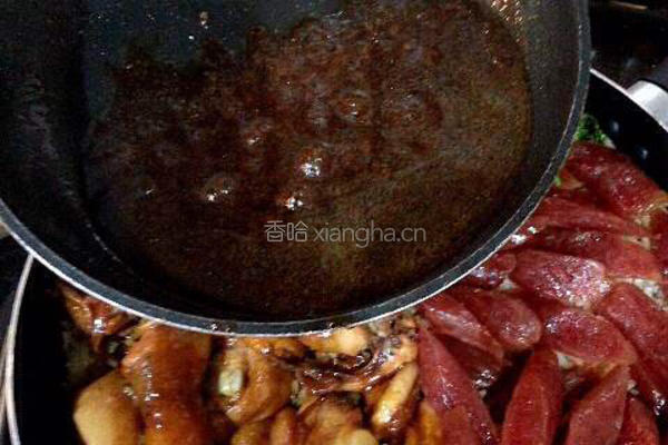 不粘锅简易煲饭的做法图解6