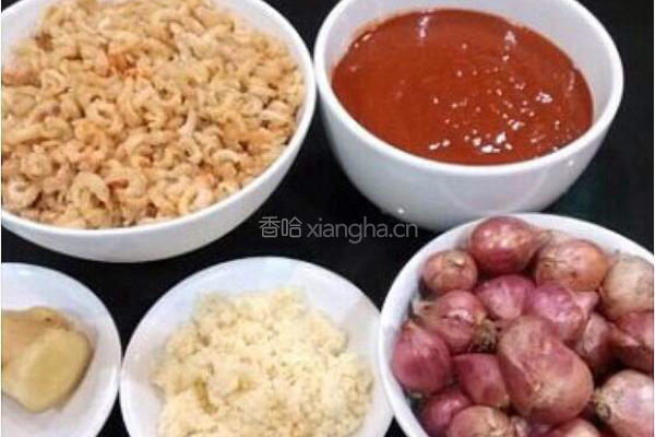 南洋风味虾米辣酱的做法图解1