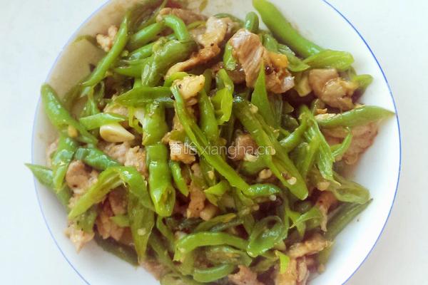 青椒炒肉