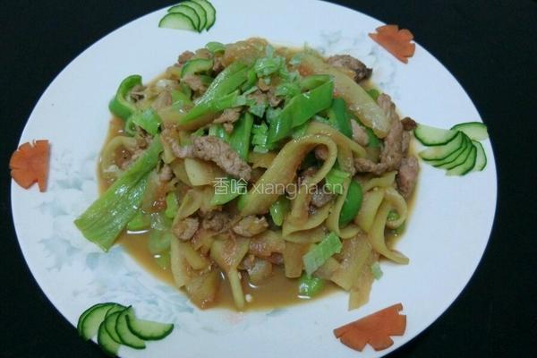 瓜皮青椒肉丝的做法图解9