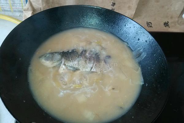 秋三宝煲鲫鱼汤的做法图解3