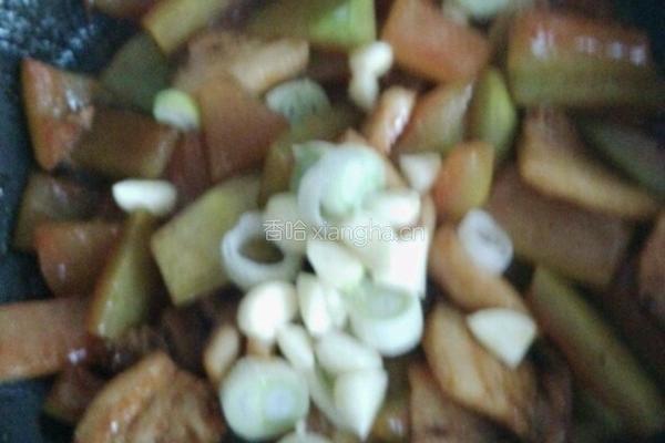 瓜皮回锅肉的做法图解10