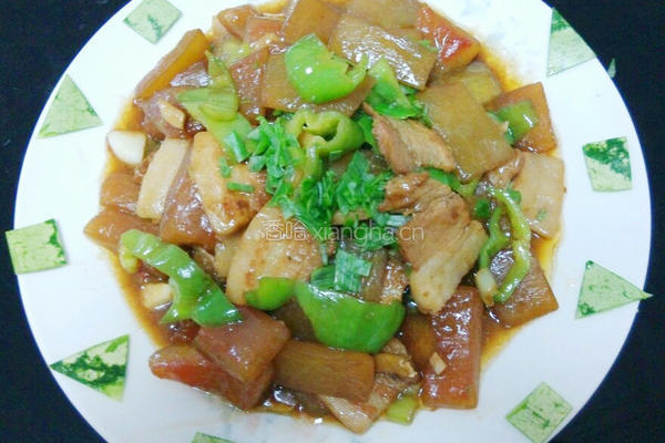 瓜皮回锅肉