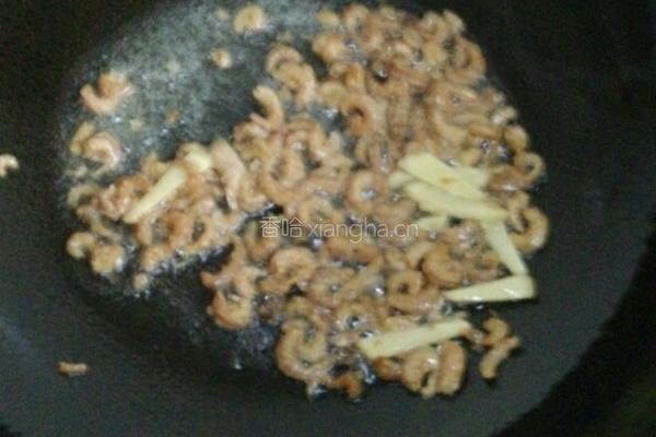 虾仁肉末炒苦瓜的做法图解4