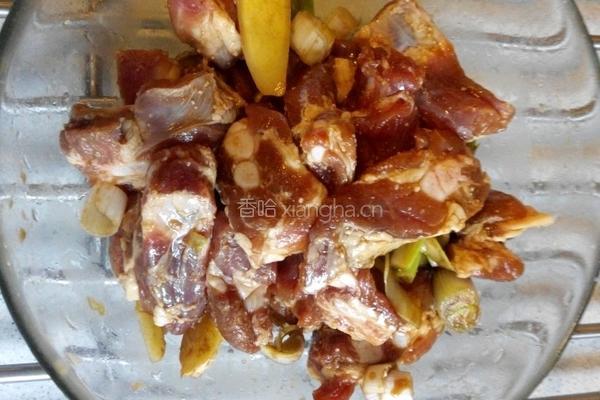 茶藕粉蒸小排的做法图解5