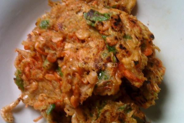 香酥小虾饼的做法图解4
