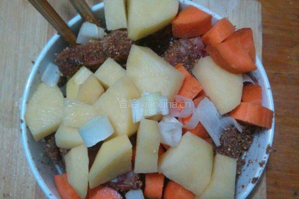 米粉蒸排骨的做法图解4