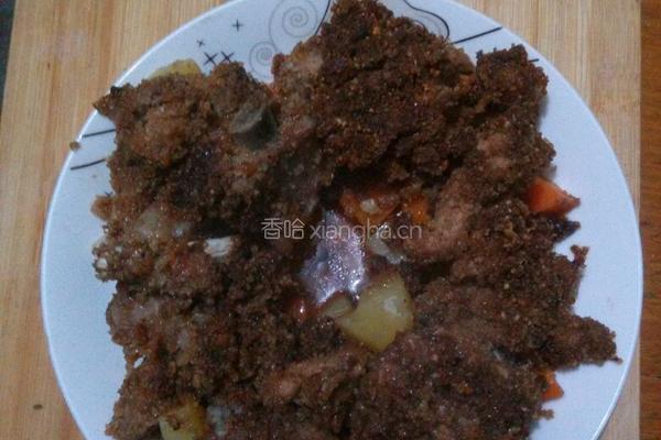 米粉蒸排骨的做法图解8