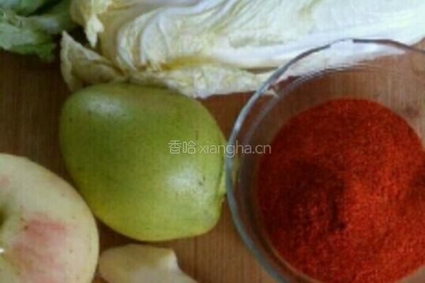 辣白菜的做法图解1