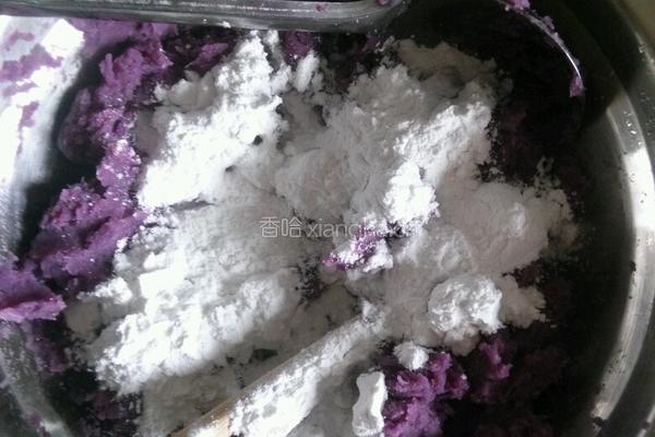 紫薯饼的做法图解4