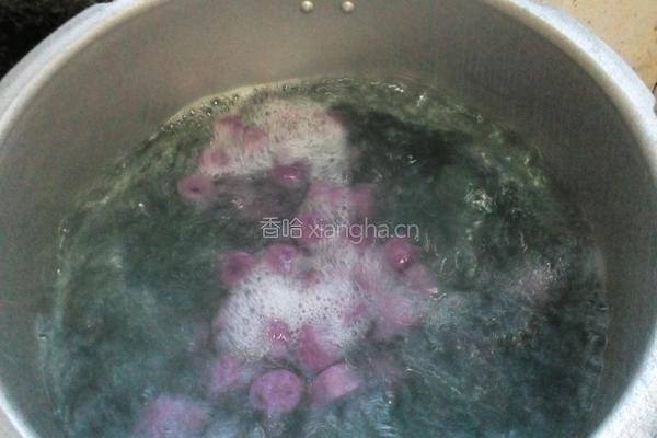 红糖紫薯圆的做法图解7