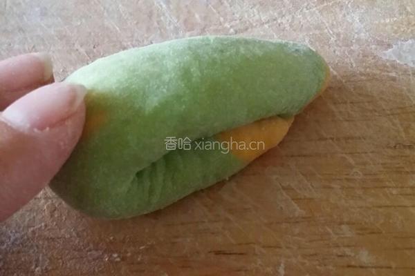 彩虹花样馒头的做法图解7
