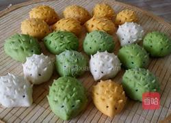 彩虹花样馒头的做法图解12