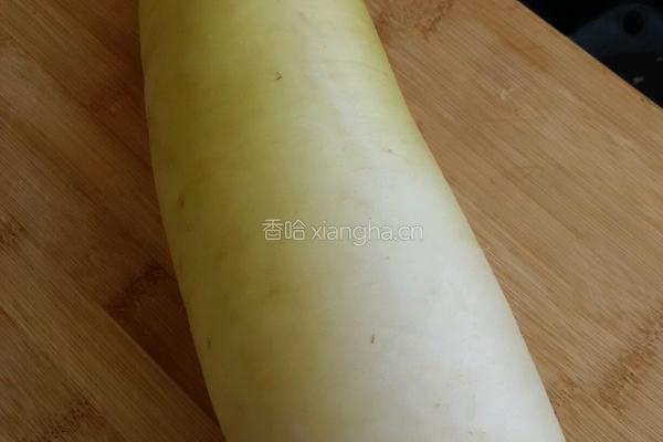 萝卜馅蒸饺的做法图解1