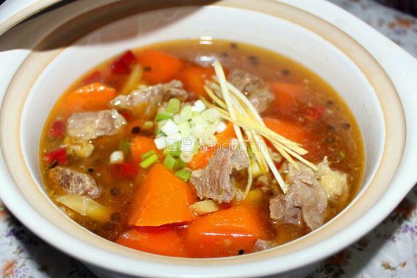 胡萝卜牛肉汤的做法图解7