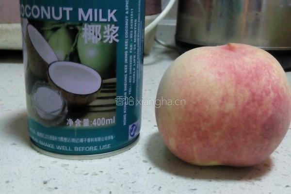 水蜜桃椰汁牛奶西米露的做法图解4
