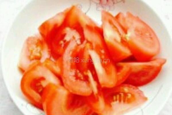 番茄烩金针菇的做法图解2