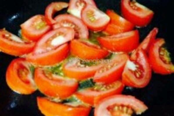 番茄烩金针菇的做法图解4