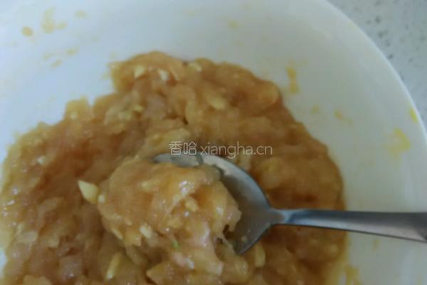 蒜香鸡肉丸的做法图解6