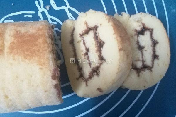 柠檬巧克力蛋糕卷的做法图解6