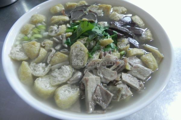 特色老鸭血粉丝汤