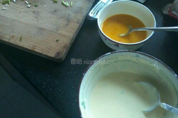 鸡蛋葱花饼的做法图解1