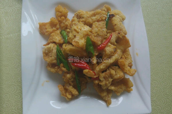 香辣鸡皮
