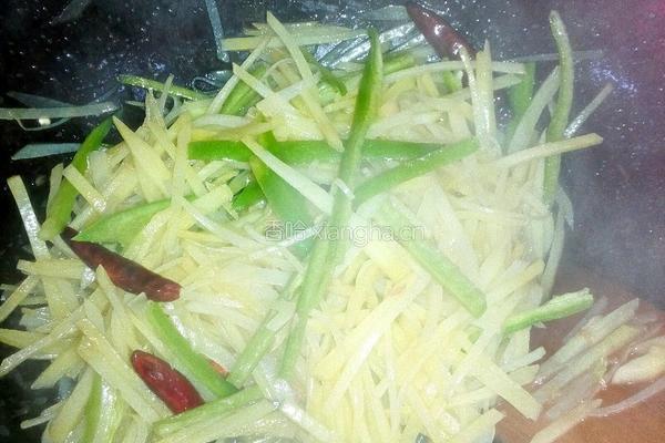 酸辣土豆丝的做法图解5